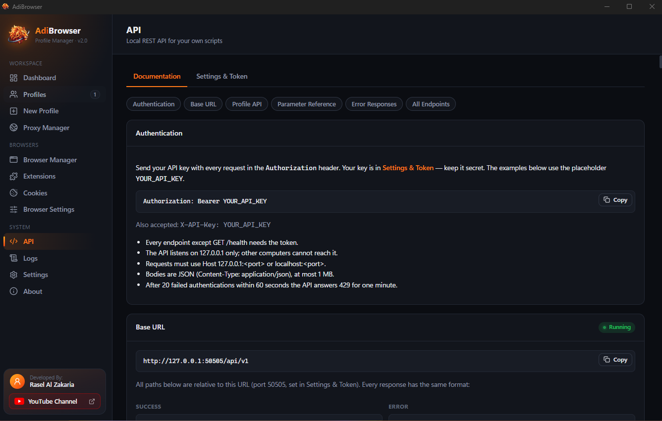 Anti Detect Browser Profile Manager screenshot 4